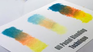 Oil Pastel Blending Techniques for Beginners  Best Way to Blend Oil Pastel [upl. by Llovera]