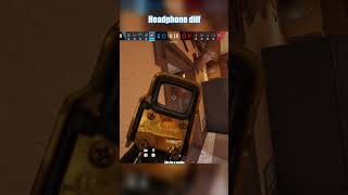 This is Why Headphones Wins Rounds in Rainbow Six Siege rainbowsixsiege r6siege r6shorts [upl. by Brahear605]