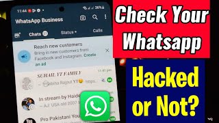 Whatsapp hack hai ya nahi kaise pata kare  sky tech [upl. by Elinore]