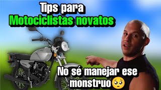 Tips para motociclistas principiantes [upl. by Ynnaf]