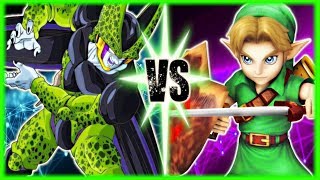 Perfect Cell Vs Young Link Ocarina of time [upl. by Starobin]