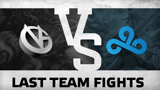 Last team fights by VG vs Cloud 9 The Summit 3 [upl. by Valenka]