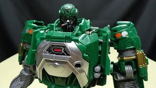 KO Upscaled Age of Extinction HOUND EmGos Transformers Reviews N Stuff [upl. by Urbanna]