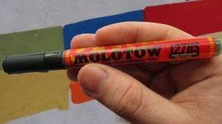 Molotow 127 HS One4All Paint Marker Review [upl. by Tomlin124]