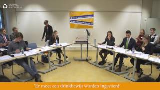 DEBAT  NK Debatteren havovwo  Invoeren drinkbewijs 2017 [upl. by Natanoy532]