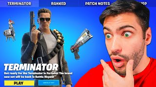 New TERMINATOR UPDATE in FORTNITE EARLY [upl. by Anua]