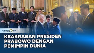 Momen Presiden Prabowo Subianto Akrab dengan Para Pemimpin Dunia [upl. by Lowrie]