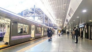 《乗り換え》明大前駅、京王線から井の頭線へ。 Meidaimae [upl. by Sukcirdor]