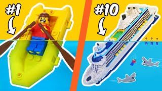 I sunk LEGO BOATS [upl. by Rochella]