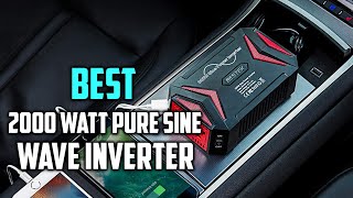 Top 5 Best 2000 Watt Pure Sine Wave Inverters Review  2000 Watt Inverter for Electronics 2024 [upl. by Kimmy]