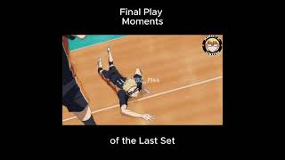 Karasuno vs Nekoma Final Play  Haikyu Movie The Dumpster Battle haikyuu sportanime animesport [upl. by Nanis]