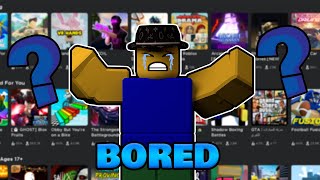 Top 5 Roblox GAMES To Play When Youre BORED [upl. by Llennoc]