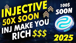 INJ CRYPTO 50X SOON 💰 LAST CHANCE  Inj crypto price prediction inj crypto NO BS CRYPTO bitcoin [upl. by Miharbi261]