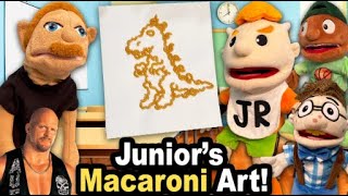 Jeffy Reupload Juniors Macaroni Art [upl. by Adyam]