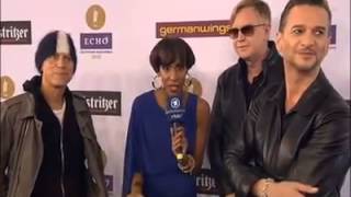 Depeche Mode  Interview  Echo Awards 2013 [upl. by Sammons]