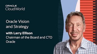 Larry Ellison Keynote on Oracles Vision and Strategy Oracle CloudWorld 2024 [upl. by Yedok]