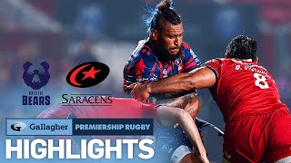 Bristol Bears v Saracens  HIGHLIGHTS  The Season Kicks Off  Gallagher Premiership 202122 [upl. by Ebehp]