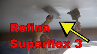 REFINA SUPER FLEX 3 in action on large ceiling with stilts [upl. by Normie]