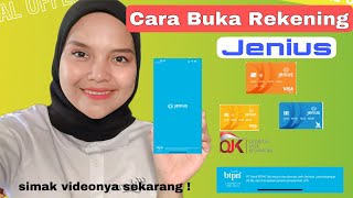 Cara Buat Rekening Online Jenius BTPN terbaru [upl. by Tartan]