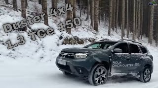 Dacia Duster 4x4 2023 Snow Offroad [upl. by Jenny674]