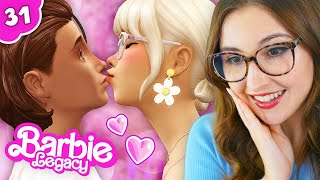 HER FIRST BOYFRIEND 💖 Barbie Legacy 31 The Sims 4 [upl. by Enilram]