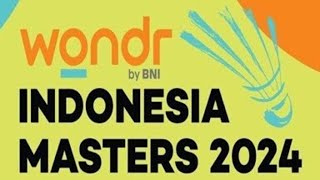 🔴 LIVE Badminton BNI Indonesia Masters 2024  Court 1 [upl. by Aleusnoc]