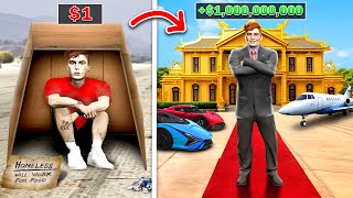 1 vs 1000000000 LIFE in GTA 5 RP [upl. by Lativa]