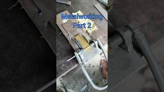 Part 2 Metalworking  the process of bending wire in large quantities diy metalworking fyp [upl. by Seeto]