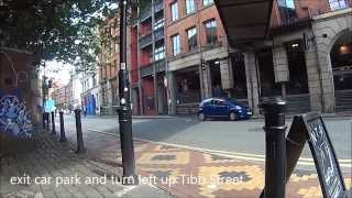 Walking to thestudio Manchester from Church Street NCP Car Park [upl. by Aihsal]