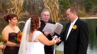 Foley Wedding Vows Handfasting Sand Ceremony [upl. by Citarella]