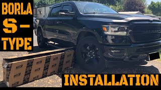 Borla S Type Exhaust Before And After On A Ram 1500 2019 2020 2021 2022 2023 [upl. by Weisburgh]