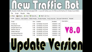 Best Live Traffic Software l Website Traffic Software Program l Diabolic traffic Bot Update Version [upl. by Yrek692]