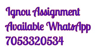 Ignou Solved Assignment MPA 11 [upl. by Pettit595]