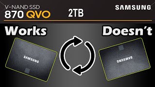 SSD not detecting Samsung 870 QVO 2TB Repair [upl. by Amihc]