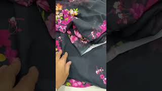 Stunning Smooth Georgette Floral Saree – ₹100mtr [upl. by Umeko]