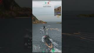 Warships🏴‍☠️  Italian Battleships used as a torpedo worldofwarships wows cqc [upl. by Lacsap]