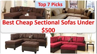 7 Best Sectional Sofas under 500  Amazon Furniture Reviews [upl. by Rosinski]