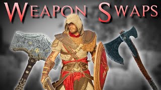 Assassins Creed Valhalla Weapon Mods [upl. by Acessej983]