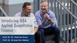 Introducing MBA Applied Quantitative Finance [upl. by Aimee]