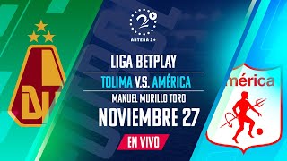 EN VIVO TOLIMA VS AMÉRICA  Con Quique Barona Jeferson Piña y Oscar Rivas [upl. by Kellda]