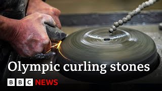 Why do all Olympic curling stones come from a small Scottish island  BBC News [upl. by Isaacs951]