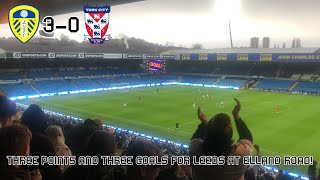 THREE POINTS AND THREE GOALS FOR LEEDS AT ELLAND ROAD  Leeds United 30 York City Matchday Vlog [upl. by Ozan]