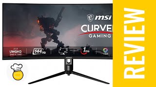 MSI Optix MAG342CQR Epic Curved Gaming Monitor Review [upl. by Hunt]