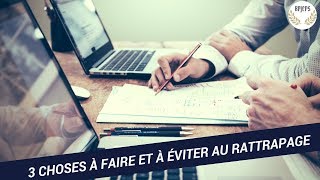 Rattrapage BPJEPS  les 3 choses à faire et à éviter [upl. by Ahseenak]