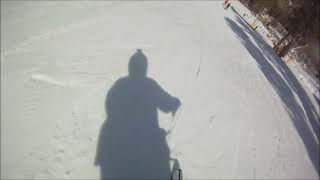 Riding Ski Bike at Resort mthigh 2013 [upl. by Anniken]