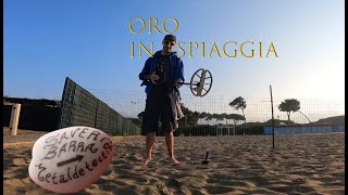 METAL DETECTING in spiaggia a MARINA DI CARRARA [upl. by Ellenrahc]