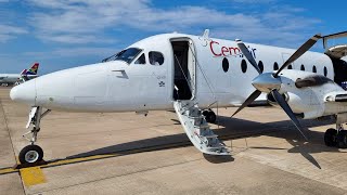 Beechcraft 1900D ак CemAir  Рейс Блумфонтейн — Дурбан [upl. by Jabez]