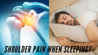 3 Tips for Those Who Have Shoulder Pain When Sleeping [upl. by Nawram]