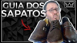 Guia completo dos SAPATOS SOCIAIS MASCULINOS  MODA MASCULINA [upl. by Navis]