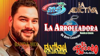 Banda MS La Adictiva Calibre 50 Carin LeonLa Arrolladora Banda El Recodo Mix Bandas Románticas [upl. by Ahsenrat]